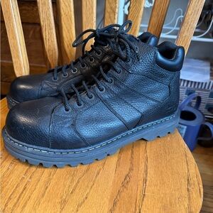 Dr. Martens Black Leather Men's Boots